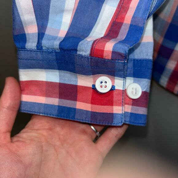 Columbia Men’s Sportwear Company Red White and Blue Long Sleeve 
Size Large - Picture 7 of 10